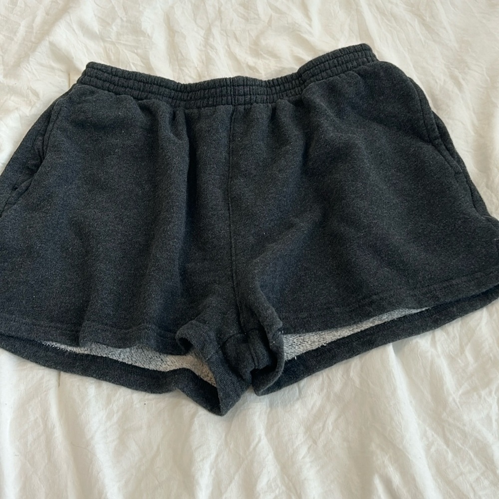 Brandy melville comfy shorts , one size (fits like small), dark grey